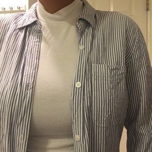 Aritzia Sunday Best striped flannel
